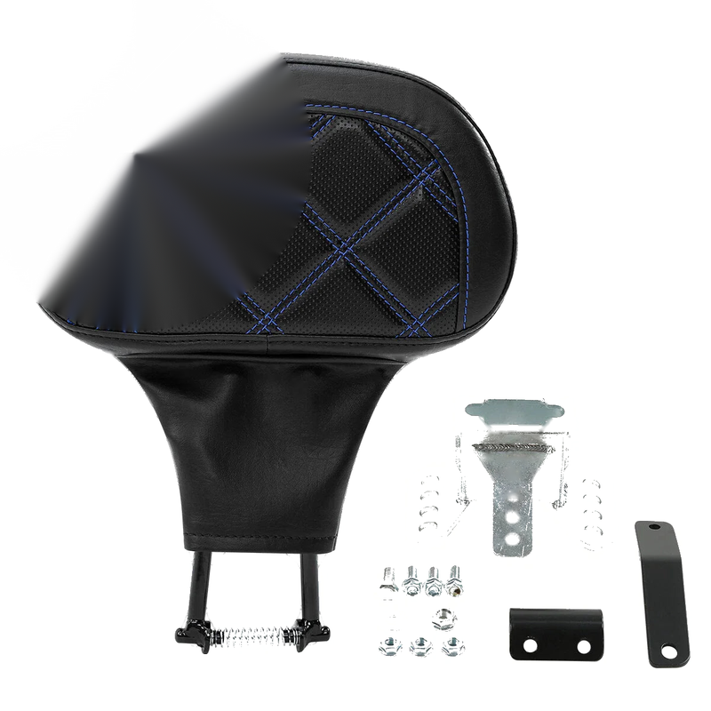 Harley Touring Street Road Glide (1988-2023) Black Driver Backrest Pad