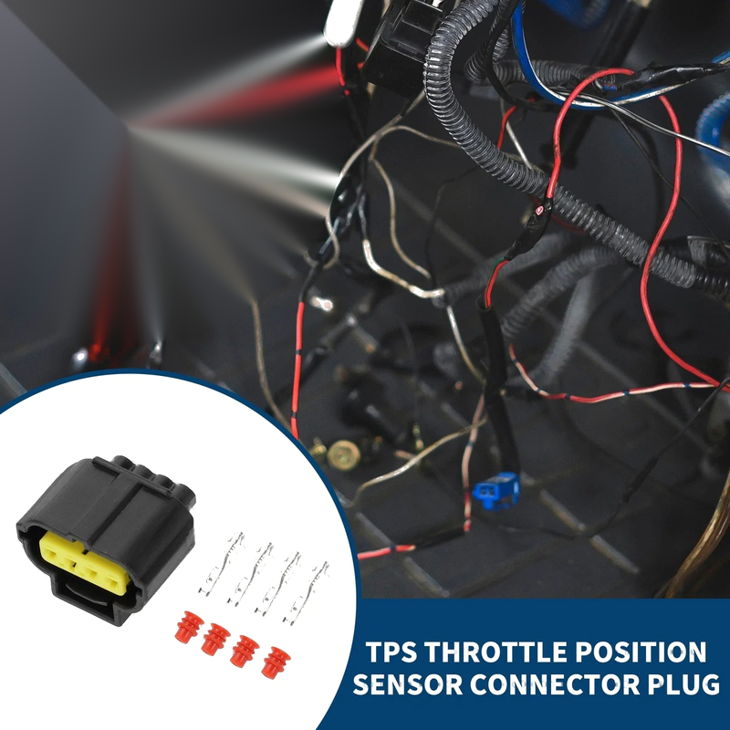 Toyota Crown Camry 4 Pin TPS Throttle Position Sensor Connector Plug