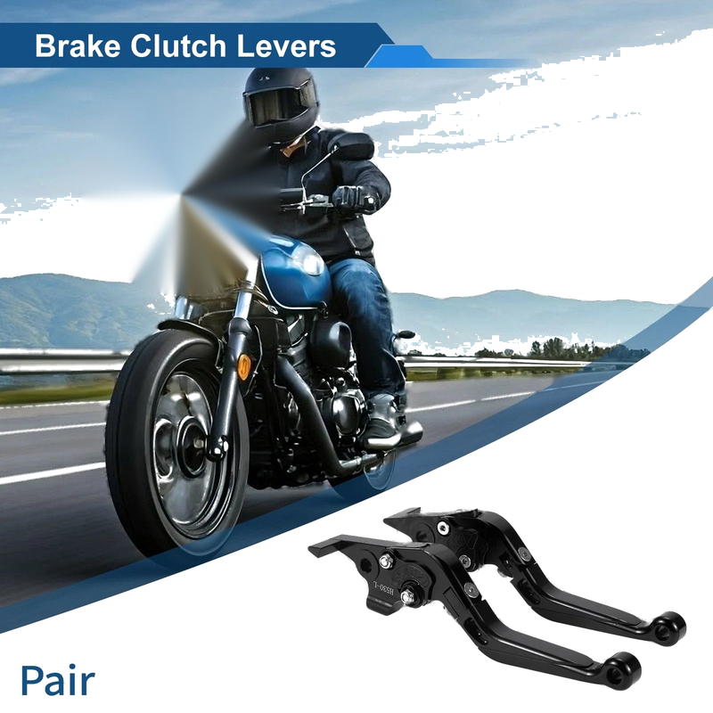 Yamaha TMAX560 Black Adjustable Short Long Brake Clutch Levers (2019–2020)