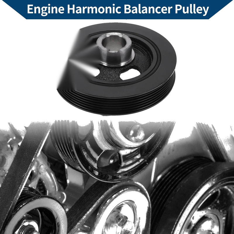 Dodge Journey 6 Groove Harmonic Balancer Crank Pulley (2009-2020)