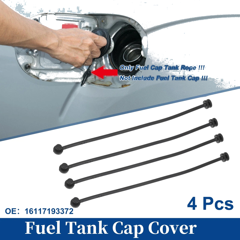 BMW 740i 4 Pcs Fuel Tank Cap Tether Rope (2011-2015)