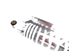 Yamaha MX125 320mm JBS Rear Air Nitrogen Cell Shock Absorbers (1974-1975)