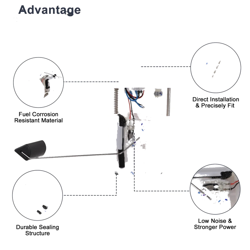 Mazda 3 2014-2018 L4 2.0L 2.5L Fuel Pump Assembly