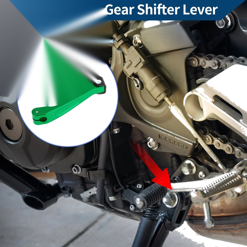 Honda CRF150F (2003-2017) Green Black Folding Motorcycle Gear Shifter Lever