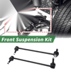 Kia Sorento 6 Pcs Front Outer Tie Rod Ends & Sway Bar Links (2011-2020)