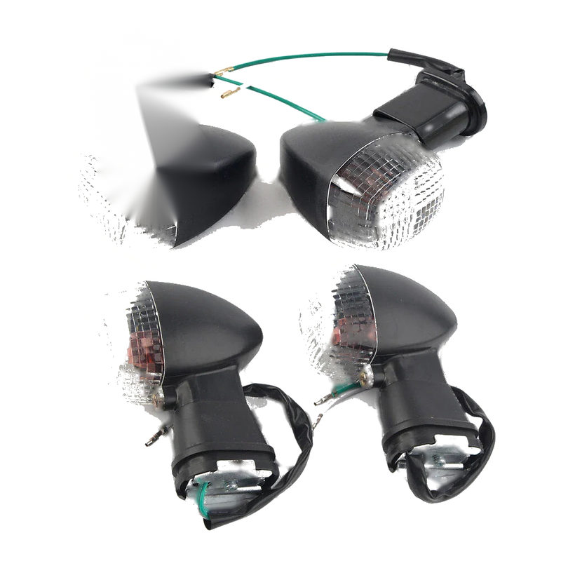 Kawasaki Ninja ZX7R ZX9R ZX12R Clear Front Rear Turn Signal Indicator Lights