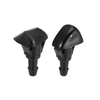 Honda Civic CR-V 4 x Black ABS Front Windshield Wiper Jet Nozzles (2001-2023)