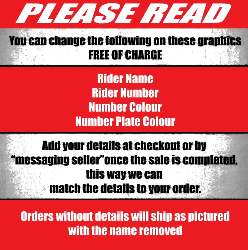 Leatt GPX Neck Brace Sticker Kit - Customize Name & Number