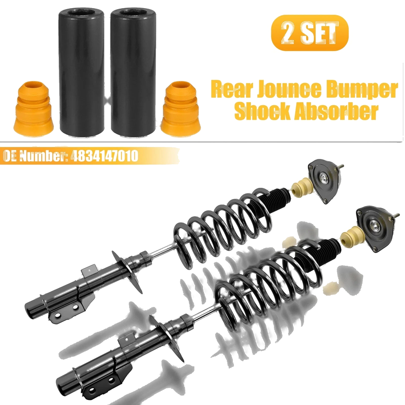 Toyota 2 x Set Rear Jounce Bumper Shock Absorber Dust Cover
