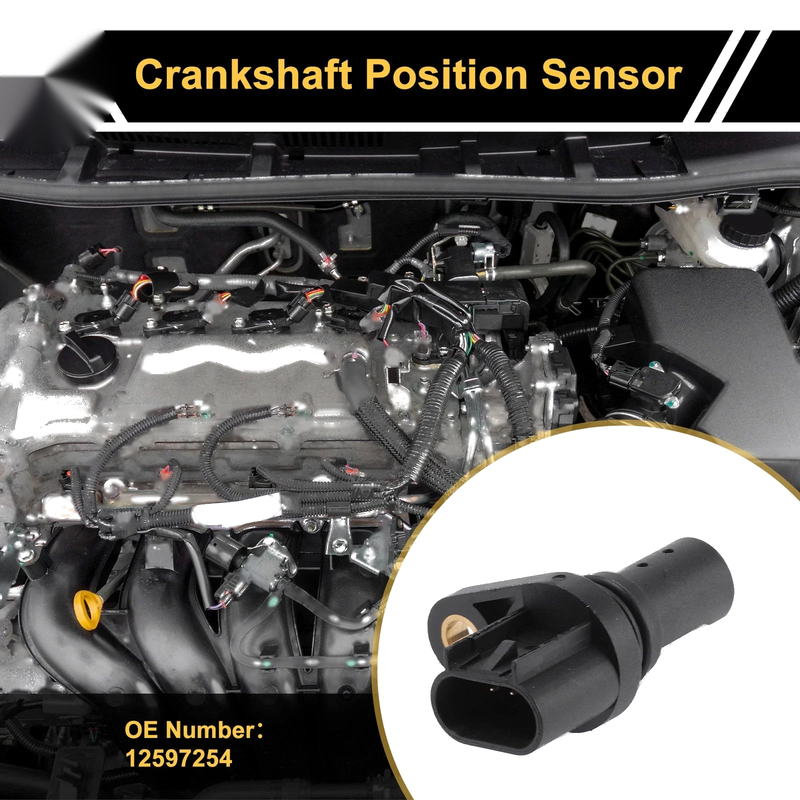 GMC Envoy 1x Crankshaft Position Sensor 4.2 (2008-2009)