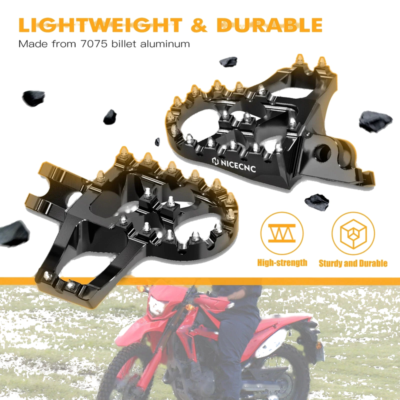 Honda CRF150R (2007-2022), CR125R / 250R Foot Pegs (2002-2007)