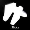 Toyota 50 x White Headlight Mounting Spreader Nut Clips