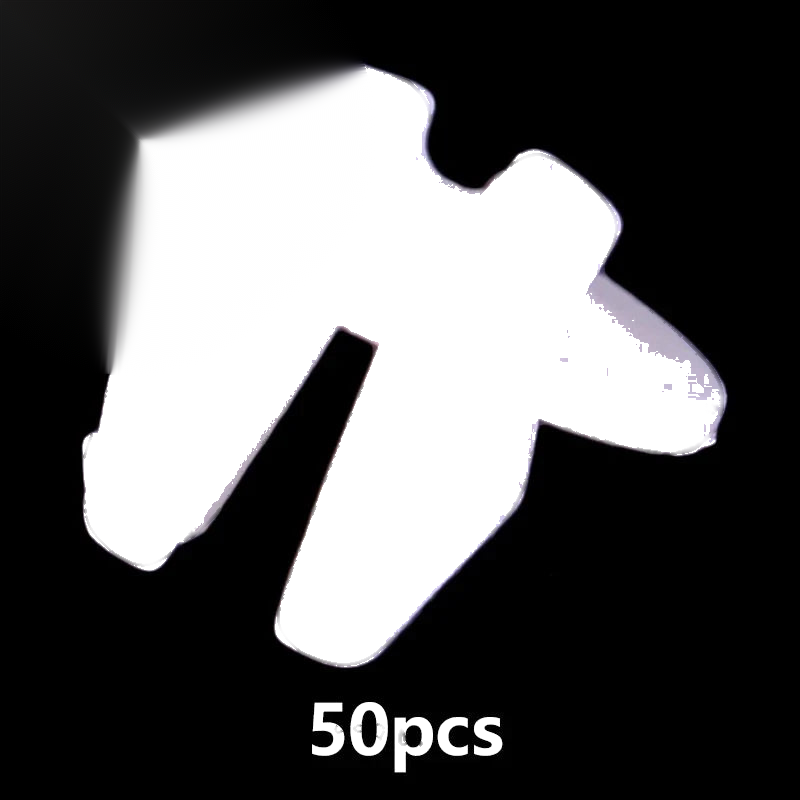 Toyota 50 x White Headlight Mounting Spreader Nut Clips