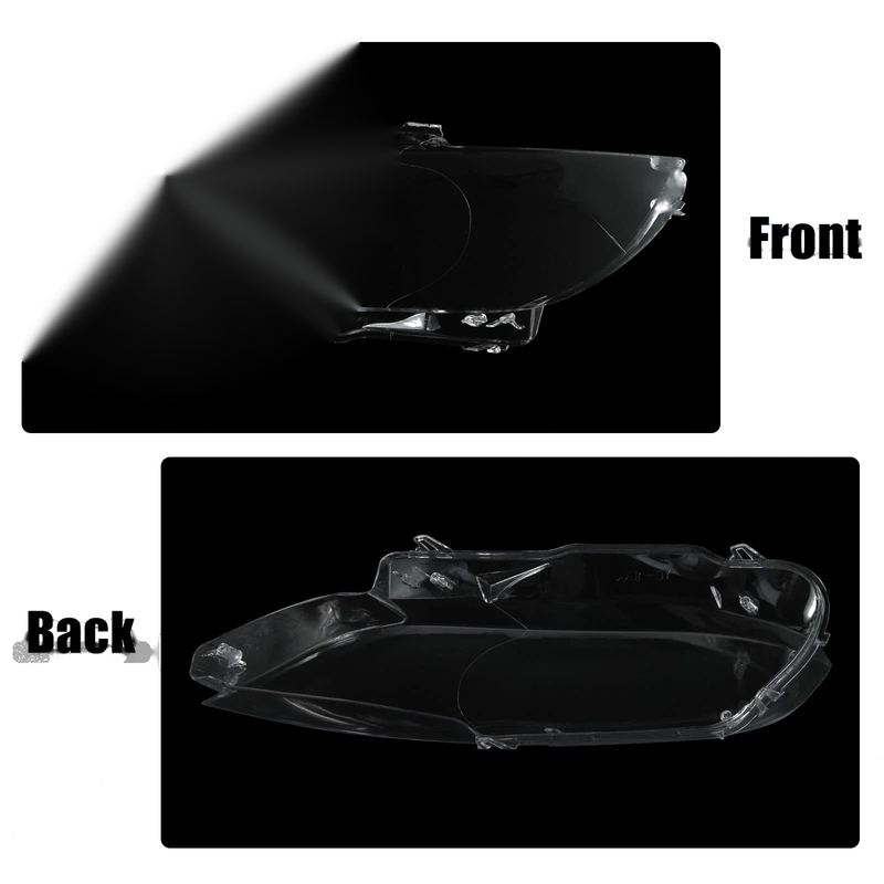 BMW M3 1 Pair Front Headlight Lens Cover PC Shell (2008-2013)