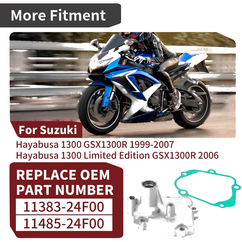 Suzuki GSX1300R Hayabusa Gear Shift Cover and Gasket (1999–2007)