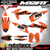 KTM SXF 250 450 Graphics Decal Kit HOSTILE Style (2019-2021)