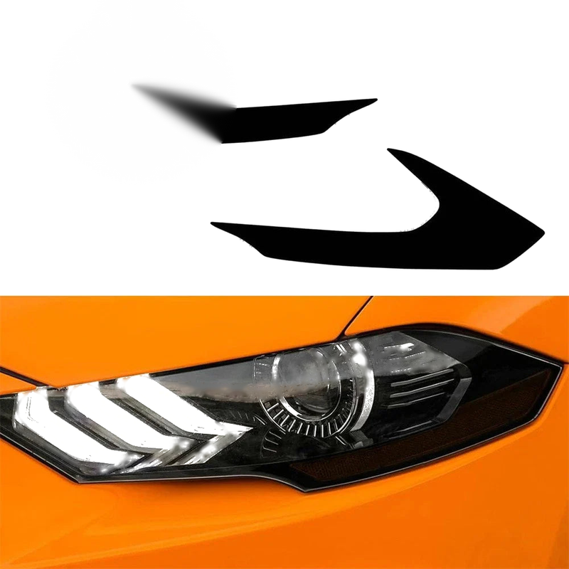 Ford Mustang Amber Side Marker Smoke Vinyl Tint Overlay (2019-2023)