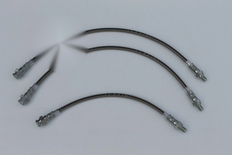 FX FJ Holden Braided Brake Hose Set (3)