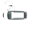 Hyundai Tucson (2016-2023) - Black Beige Interior Door Handle