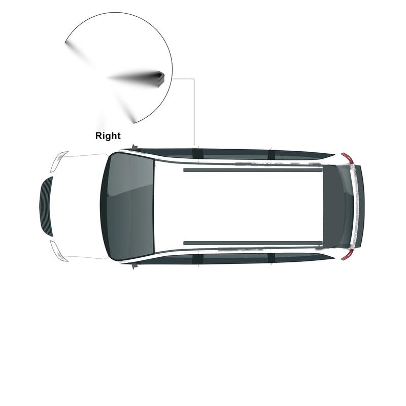 Hyundai Tucson (2016-2023) - Black Beige Interior Door Handle