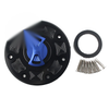 Kawasaki Ninja 500, ZX-6, ZX-7, ZX-9, ZRX-1100, GPZ500 Blue Fuel Gas Tank Cap Cover