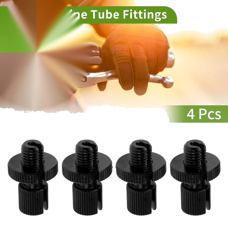 Motorcycle Cable Adjuster Screw / 4 x Aluminum Motorcycle Clutch Cable Black