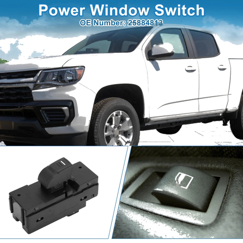 Chevrolet Colorado GMC Canyon Rear Power Window Switch