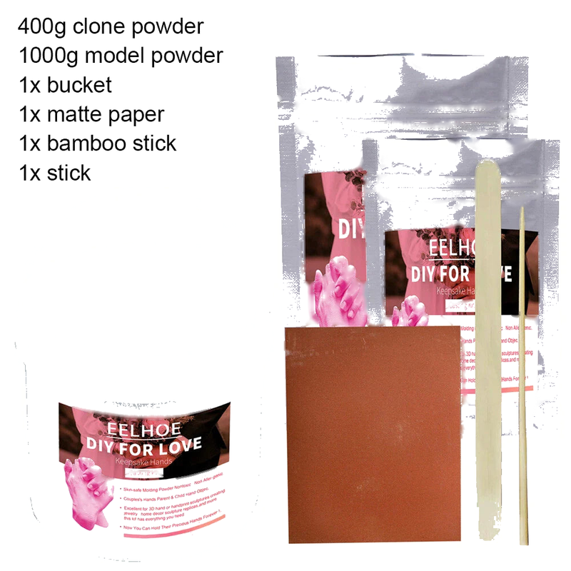 Keepsake Hands DIY Casting Kit 400g Clone Powder & 1000g Model Powder