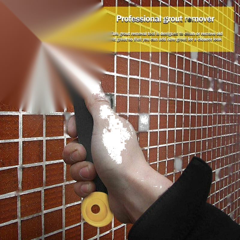 Tile Cleaning Saw Grout Remover Angled With Blades