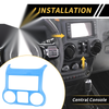 Jeep Wrangler JK JKU Central Console Dashboard Panel Cover Trim (2007-2018)