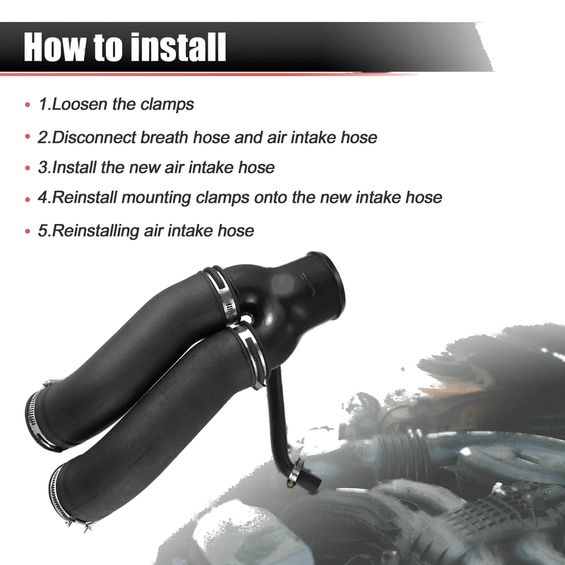 Ford F150 Bronco Air Intake Duct Hose Tube (1994-1996)