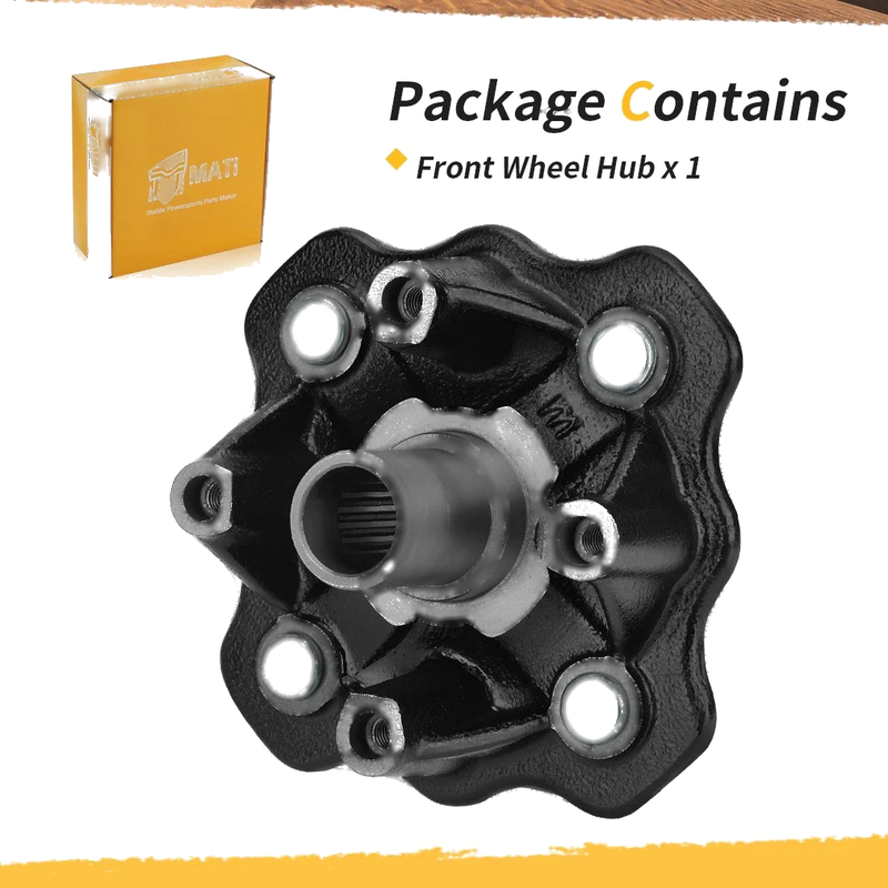 Suzuki Eiger 400 Front Wheel Hub 2x4/4x4 (2002–2007)