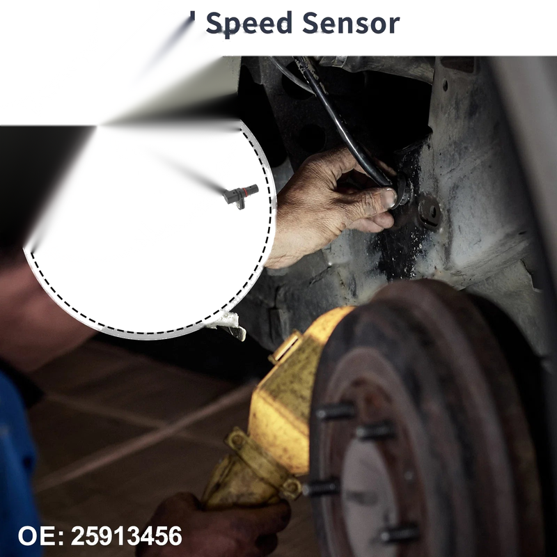 Chevrolet Equinox 1 Pc ABS Wheel Speed Sensor (2010-2017)