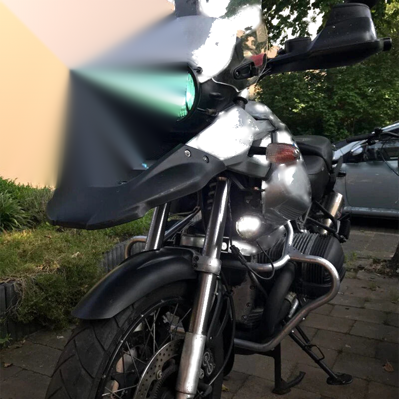 BMW R1200GS Aluminum Fog Light Protector Guards (2004-2012)