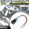 Toyota Vehicles Hole Expansion Port Switch Power Switch with Wire 1 Pcs
