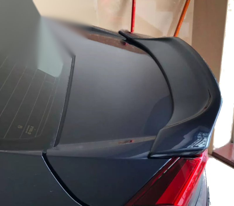 Honda Civic Sedan Rear Unpainted Spoiler Wing R Style Ducktail (2016-2021)