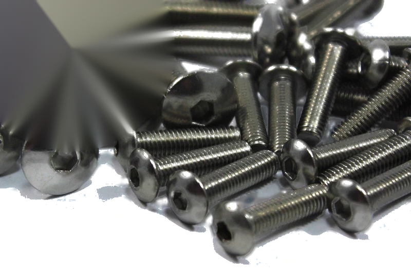 Kawasaki Ninja ZX-6R Stainless Fork Head Screw Windshield Wellnut (2009–2012)