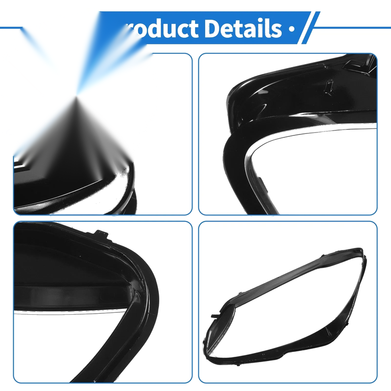 Mercedes-Benz C-Class Car Front Right Headlight Lens Cover (2018-2020)