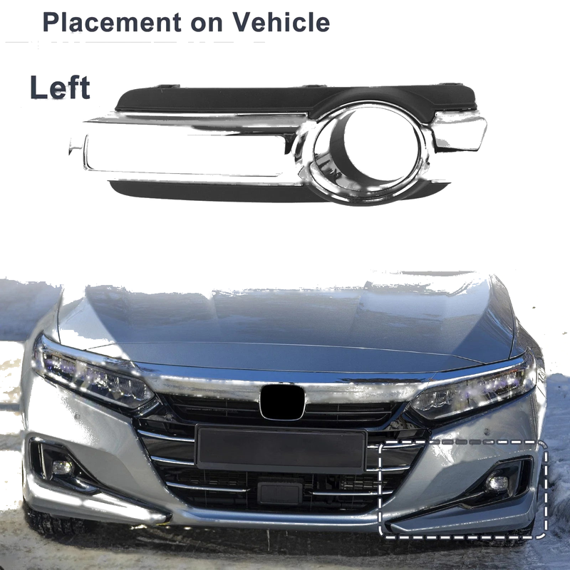 Mitsubishi Montero Front Left Fog Light Grill (2015-2016)