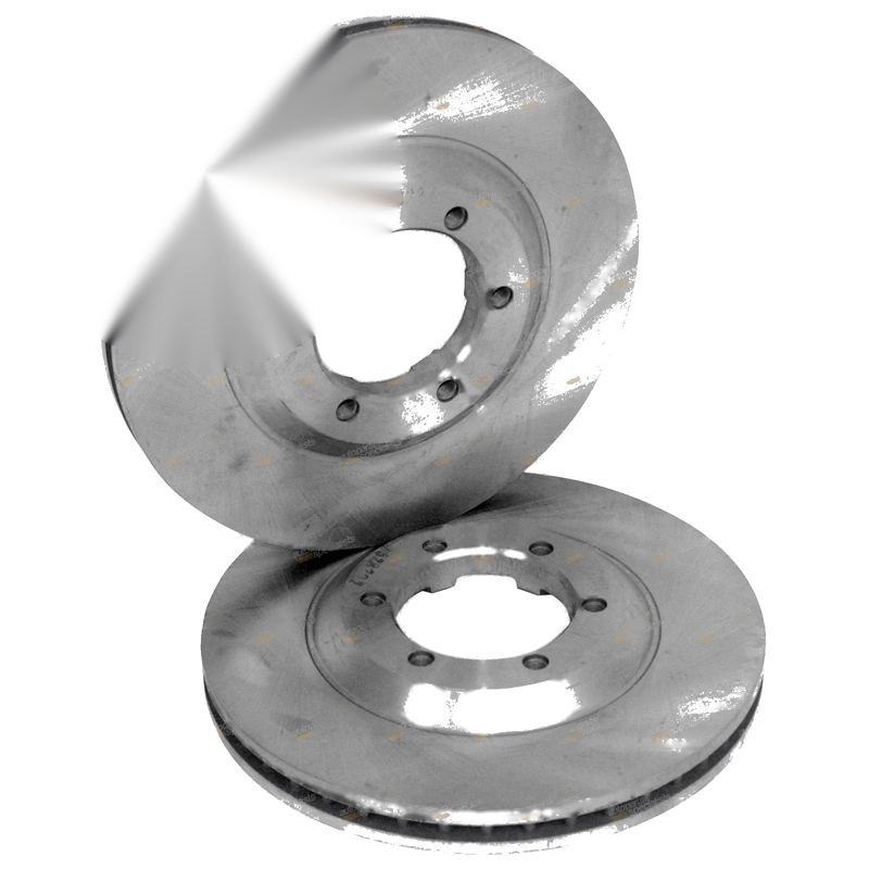 Isuzu D-Max Front Pair 3.0L Brake Disc Rotors (2008 - 2016)