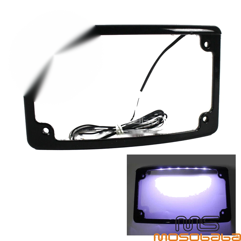 Harley Sportster Mini LED F&R Turn Signal Tail Light License Plate Holder