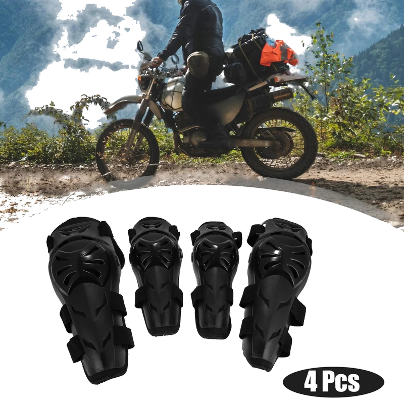 Motorcycles 4x Knee Elbow Pads Protector