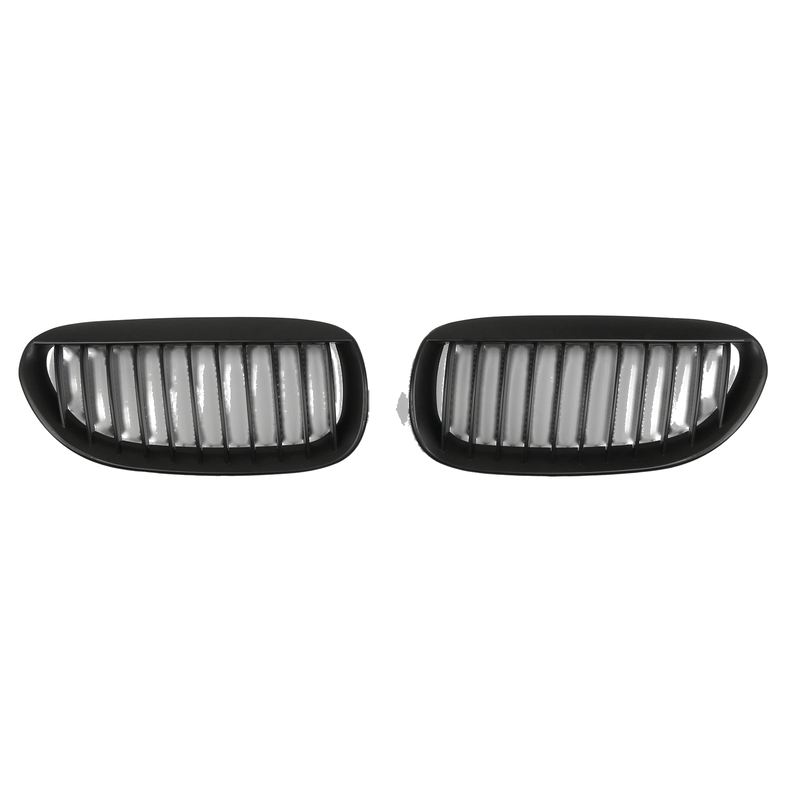 BMW 6-Series E63 E64 2004-2010 Front Grille Gloss/Matte Black