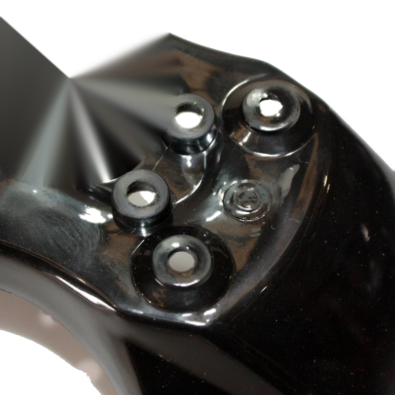 CRF50 110 125cc PIT PRO Trail Dirt Bike BLACK Plastic Fender Guard Kit
