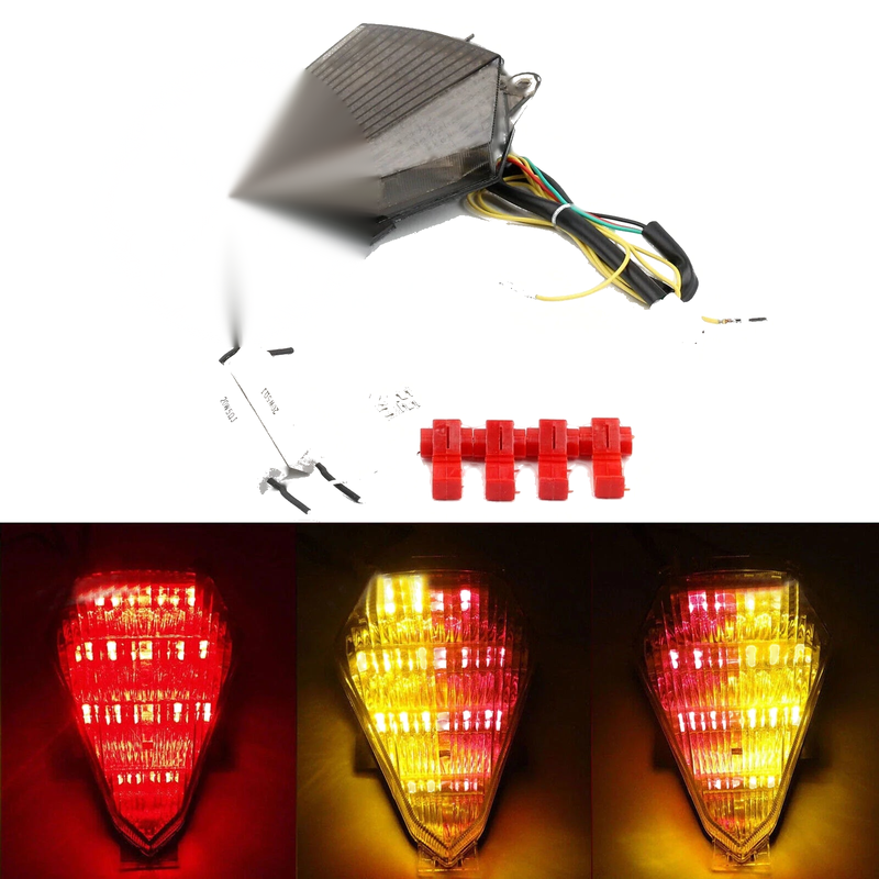 Yamaha YZF R6 (2008-2014) Smoke Tail Light Integrated Turn Signal