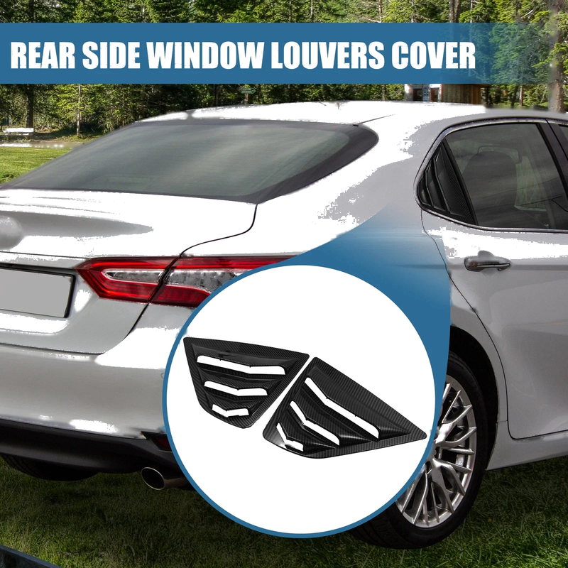 Toyota Camry Carbon Fiber Rear Side Window Louvers
