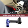 Bosuer Cheetah Black Blue Folding Gear Shifter Lever