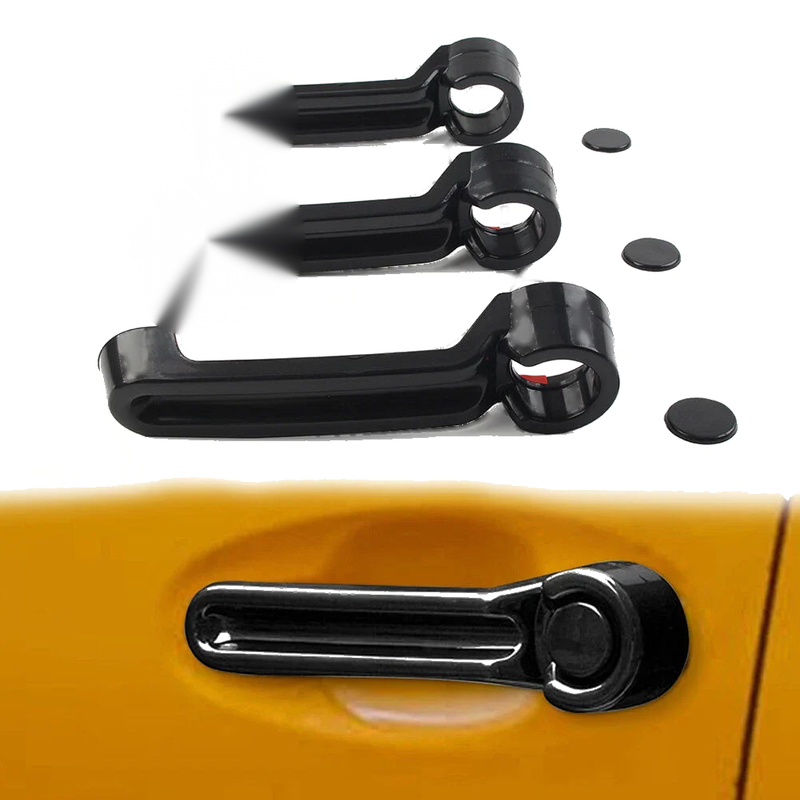 Jeep Wrangler JK 6 x Exterior Door Handle Tailgate Cover Trim (07-17)