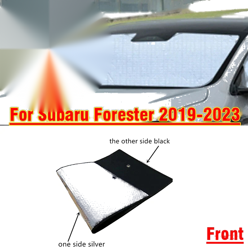 Subaru Forester Sunshade Cover Front Windshield Privacy Thick (2019–2023)