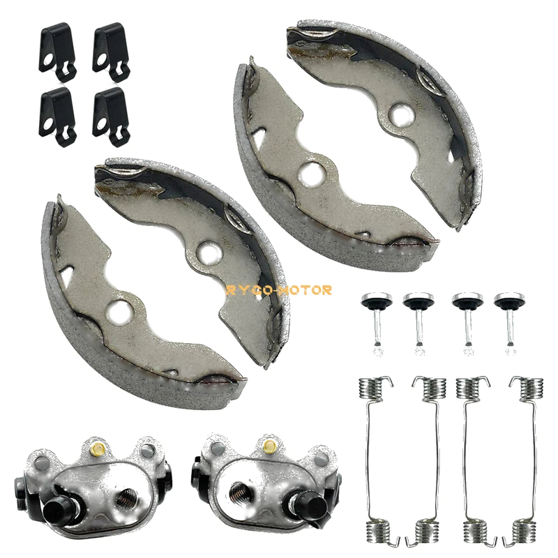 Honda TRX300 FourTrax 2x4 Front Brake Wheel Cylinders W/Shoes (1988–1992)